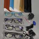 Gaoye Reading Glasses Men/Women, Eyeglasses, Blue Light Readers for Men/Women, Computer Eye Glasses, Cheaters (A2-5 Pack Mix Color)