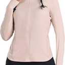 ALLZERO Women's UPF 50+ Sun Protection Jacket - Zip Up Athletic Jacket with Mesh Back Stretchy Gym & Running Jacket (XS)