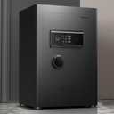 KAPUCI Touchscreen Biometric Fingerprint Safe Box, Full Soft Package Interior with Private Inner Door Digital Heavy Personal Private Cabinet Home Safes, Suitable for Home, Office, Bedroom (Black) (2.7 Cuft/Fingerprint/Black)