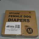 XPCARE Reusable Dog Diapers - 4 Packs Absorbent, Leak-Proof for Female Dogs (Medium)