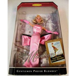 Barbie Doll as Marilyn Monroe in the Pink Dress from Gentlemen Prefer Blondes