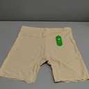 Blueinn High-Waisted Slip Shorts for Under Dresses Women Anti Chafing Cooling Shorts Boyshorts with Scalloped Bottom, L
