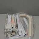 Bed Guard Rail for Toddlers - 32" Adjustable Heights & Folding up Portable Bed Railing for Baby - Toddler Bed Rails Guard for Crib, Twin, Bunk,Full Size, Queen & King Bed (Beige With Khaki)