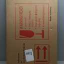 Silver Bathroom Mirror for Wall, 36x24 Inch Rectangular Aluminum Alloy Framed Mirror, Modern Wall Mounted Vanity Mirror for Bathroom, Vertical or Horizontal