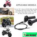 Mini Bike Throttle Assembly Throttle Cable for Coleman 200cc CT200U MB200 CT200U-EX BT200X Baja Warrior Parts Twist Throttle Motorcycle Cruise Control