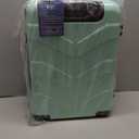 Hardside Carry On Luggage 22x14x9 Airline Approved with Spinner Wheels, Lightweight 20-inch Carry-On Suitcase for Men & Women, Green