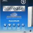 Allerease King Maximum Waterproof Allergy and Bedbug Protection Zippered Mattress Protector: White, 17" Depth, Polyester/Nylon