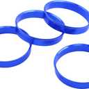 54.1 to 56.1 Hub Centric Rings (Pack of 4) Aluminium Alloy Wheel Center Rings Hubrings 56.1 to 54.1 ID=54.1mm OD=56.1mm (Blue)