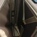 Checked Expandable - 24.5" Airline Approved Check In Luggage with Wheels, Spinner Suitcase for Men & Women - TSA Lock Rolling Suitcase, Spinner Wheels, Expansion Zip, Y-Strap - Dark Brown