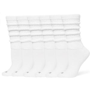 HUE Womens Slouch Socks Crew Boot Chunky Ribbed Cotton Scrunch, One Size