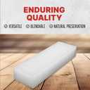 Blended Waxes, Inc. Household Paraffin Wax Blocks for Candle Making, Canning, Waterproofing, Metal Preservation, and a Variety of Other Applications (1lb. Block - 1 Block)