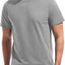 VEIISAR Mens T Shirt - Short Sleeve Crew Neck Soft Fitted Elastic Tees Fresh Classic Tshirts Color 20+ XL