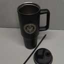 Military Veteran Products 40oz Insulated Marine Corps Tumbler with Handle, Lid & Straw - USMC Gifts - Use for Water, Tea, Coffee & More-Disabled USMC Vet | USMC 40oz Tumbler