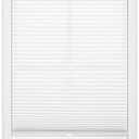 DEZ FURNISHINGS Cordless 1" Light Filtering Top Down Bottom Up Cellular Shade, 70.5"W x 64"H, White