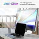 Peslv Magnetic Privacy Screen for MacBook Air 15 Inch (2023-2026, M2 M3 M4 M5) - A2941 A3114 A3241 A3448, 15inch Removable Matte Anti Blue Light Glare Filter for Mac Air 15.3" Laptop Computer