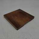 Mezzaluna Cutting Board Bowl, Ulu Chopping Bowl, Concave Cutting Board, Wooden Bowl for Mincing Vegetables, Acacia Wood Cutting Block with Hollow Center 8" x 8" (Without Knives) - CXD00