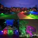 Led Flood Light 30W, 300W Equivalent 3000 LM Outdoor Color Changing Led Stage Landscape Lights, Bluetooth RGBW Smart Floodlights 2700K & 16 Million Colors&Timing& Music Sync, IP66US 3-Plug (6 Pack)