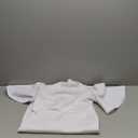 Memoriesea Women's Basic Bodycon Ruffle Flared Short Sleeve Pencil Midi Dress (Large, White)