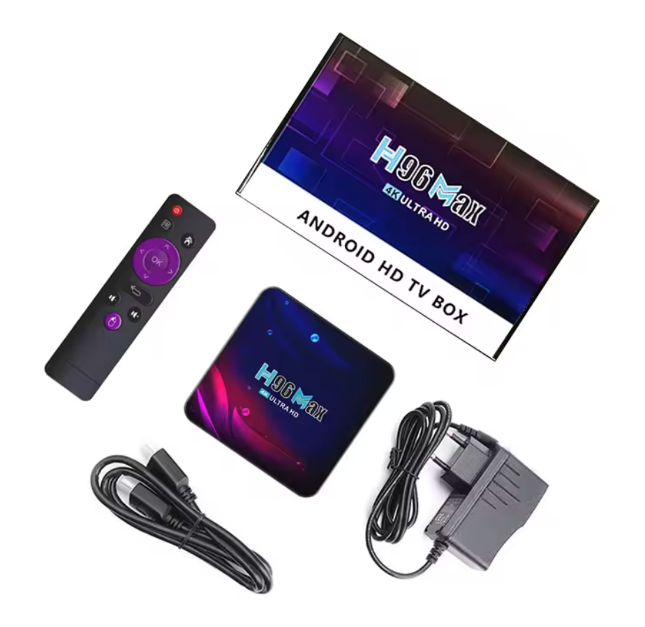 4GB/64GB Big Storage H96 MAX V11 Android 11 Latest OS RK3318 Chip 2.4G/5G WiFi BT 100M TV Box Network Media Player