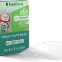 FoodSaver Heavy Duty Quart Vacuum Seal Bags, 44 Pack with 30% Extra Thickness, Compatible with All FoodSaver Appliances