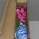 100 Pcs Snow Cone Spoon Straws Hard Plastic 9.3 Inch Detachable Reusable Long Milkshake Straws for Drinking Snow Cone Ice Cream Coffee Kitchen Stirring Utensil Supplies, Assorted Colors