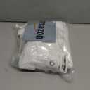 Boho Shower Curtain Set, Waterproof Fabric Shower Curtains, Luxury Hotel Style, Waffle Texture, Heavy Duty, Extra Long Bath Curtain, No Hook, Bathroom Decor, 72x72 Inch, White