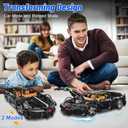 Sports Car Building Blocks Set for Adults, La Voiture Noire 1:10 Scale Race Car Model Building Toy Set Super Cars Display Model Collectible Set Gifts for Boys Teens Age 8+ (1949PCS)