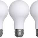 GE Lighting Classic Shape A21 Soft White LED 10-Watt (75-Watt Replacement), 1060-Lumen Medium Base Frosted Finish Light Bulb, Soft White, 3-Pack