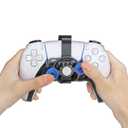 KIPYENB Mini Steering Wheel Attachment for PS5 Game Controller Remote Control AccessoriesAccessories, For PlayStation 5 Racing Games Controller Steering Wheel Attachment PS Controller Wheel