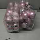 60ct Christmas Ball Ornaments, 2.36" Shatterproof Christmas Tree Decorations, Perfect Hanging Ball for Indoor/Outdoor Holiday Wedding Party Decor (Rose Gold)