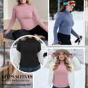 Velvelhall 3 Pack Women's Plus Size Thermal Shirts, 3-Color, 4X-Large (XXXL)
