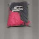 Yonique 3 Piece Plus Size Swimsuits for Women Tankini Tops with Sports Bra and Swim Capris Athletic Bathing Suits (Black Pink) 12W