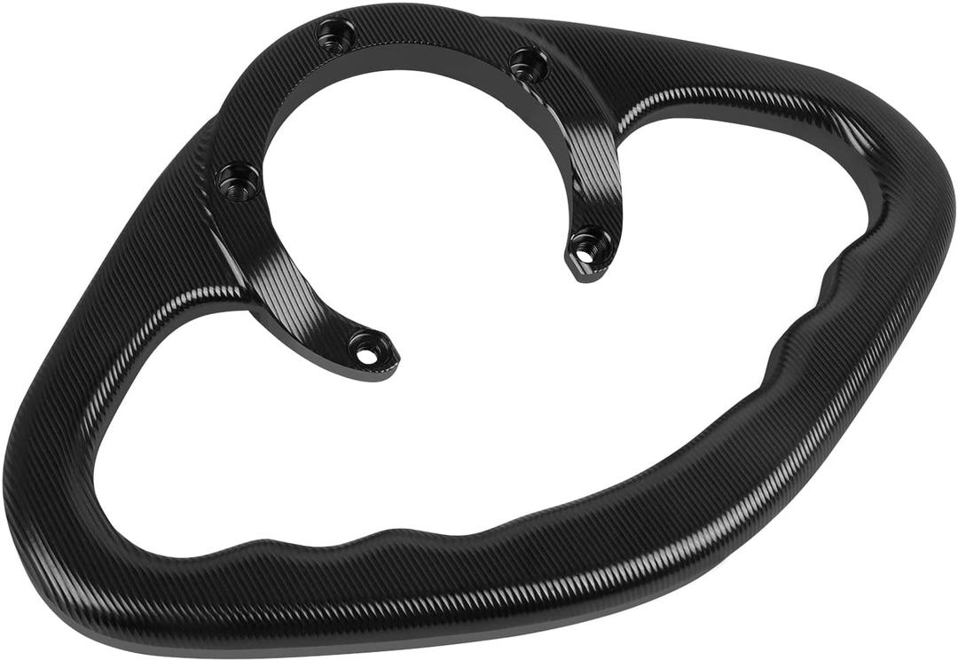 Fuel Gas Tank Handle Motorcycle Rear Passenger Grab Bar Aluminum Replacement for Yamaha R6 R1 MT09 MT07 FZ1 FZ6 FZ8 YZF600 YZF1000 MT-03 Accessories Aftermarket Parts (Black)