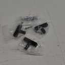 Ravinte 3 Pack Black Square Bar Cabinet Knobs 2 Inch Square Cabinet Pulls Matte Black Single Hole Kitchen Cabinet Handles