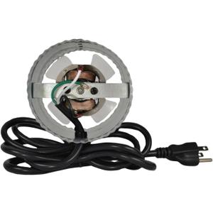 Suncourt 4-Inch Inline Duct Booster Fan  Quiet Single-Speed Inductor Inline Fan with 6-Foot Power Cord, UL Safety Certification, and Simple Installation (DB204C)