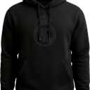 Real Madrid Pullover Hoodie  Official Licensed Adult Black Hooded Sweatshirt (X-Large)