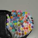 MemOffice 80 Colors Dual Tip Artist Alcohol Markers Set with Carrying Case - Perfect for Coloring, Drawing, Sketching, Card Making and Illustration - Perfect for Adults