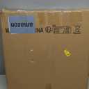 24 Inch Vintage Wall Clock, Roman Numerals Style, Battery Operated, Non-Ticking, Large Oversized Farmhouse Clock, Rustic Wall Decor, Perfect for Home, Kitchen, Living Room (Yellow)