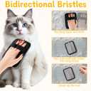 3 x 2 Pcs Static Pet Hair Removal Gloves, Reusable Electrostatic Pet Cat Dog Hair Remover Grooming Gloves Brush Tool for Couch, Furniture, Carpet, Car Seat