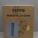 FEPPO Mattress Vacuum Cleaner, 16Kpa Bed Vacuum Cleaner with 253.7nm UV-C Light, 140F Heat, HEPA Filter & Ultrasonic, Versatile Handheld Vacuums for Bed, Sofa, Couch, Crib(Corded, 500W) (Violetgrey)