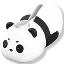 Baby Bathtub Faucet Cover, Bathtub Spout Cover Safety Guard for Kids, Shower Protector Toddler Bathroom Accessories Universal Fit, Cute and Soft Panda Faucet Covers for Bath Fun