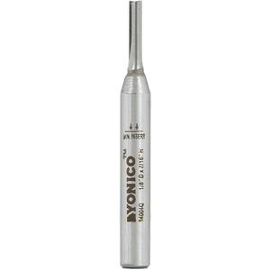 YONICO Router Bits Straight Bit Solid Carbide Insert 1/8-Inch Diameter 1/4-Inch Shank 14004q