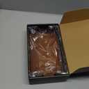 Wican Guest Towel Holder Tray for Bathroom, Oak and Iron Napkins Holder for Powder Room Dinning Table Wooden Basket for Disposable Paper Hand Towels Black & Walnut (9.06 x 5.51 x 2.56 inchs)