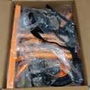 Plant Caddy with Wheels, Heavy Duty Plant Dolly Cart with Adjustable Grabbing Arm and Suction Cups for Plant Pots, Garden Pot Mover Trolley Cart with Strap, Ideal for Indoor and Outdoor Use, Orange