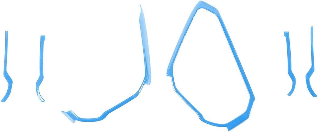 Center Console Dash Grab Handle Cover Trim Compatible with 2021-2024 Ford Bronco Light Blue Interior Accessories (Not for Bronco Sport)