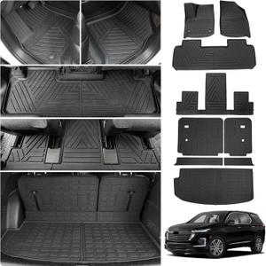 Floor Mats Compatible with 2018-2023 (Fit 2024 Traverse Limited) Chevrolet Traverse Cargo Liner Mat Back Seat Cover 7 Seat 2023 Chevy Traverse Accessories (Trunk Mat+Backrest Mats+Floor Mats) Floor Mats Compatible with 2018-2023 (Fit 2024 Traverse Limited) Chevrolet Traverse Cargo Liner Mat Back Seat Cover 7 Seat 2023 Chevy Traverse Accessories (Trunk Mat+Backrest Mats+Floor Mats)