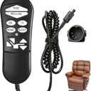 ZKAD-5 5-Pin Lift Chair Remote Replacement  11 Button Hand Control Fits for Golden & Ultra Comfort 2-Motor Chairs (SIT/Home Version, Not Twilight)  Replace for ZKAD-2/3/4/5 etc