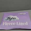 Fleece Lined Tights Women 300G Thick One Line Thermal Winter Warm Translucent Black Sheer (Small)