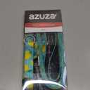 azuza Dog Collar and Leash Set, Lemon Patterns on Blue Nylon Collar and Matching 6ft Leash, Adjustable for Small Dogs (S (Neck: 11"-16"), 2#Fruit-Lemon)