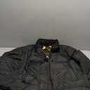 Women's Extra Long Thickened Down Jacket with Thermal Lining,Full Length Winter Puffer Down Coat with Hem Slit (Black)